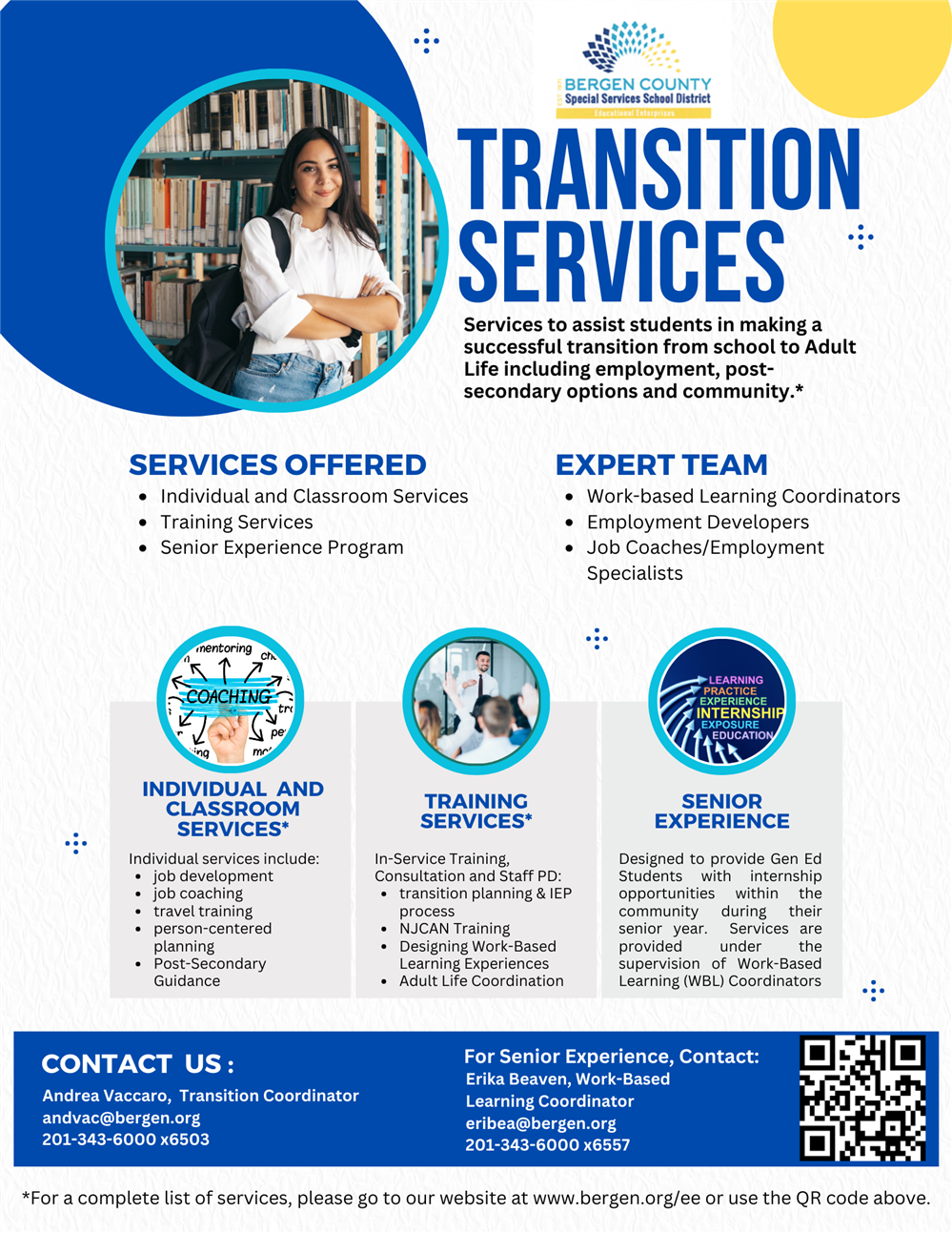 transition services flyer